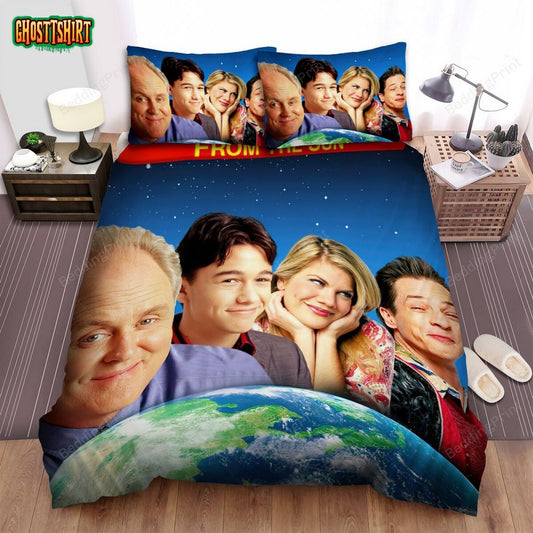 3rd Rock From The Sun Movie Poster 1 Bed Sheets Duvet Cover Bedding Set