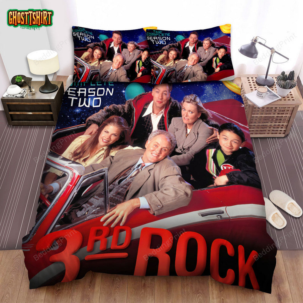 3rd Rock From The Sun Movie Poster 4 Bed Sheets Duvet Cover Bedding Set