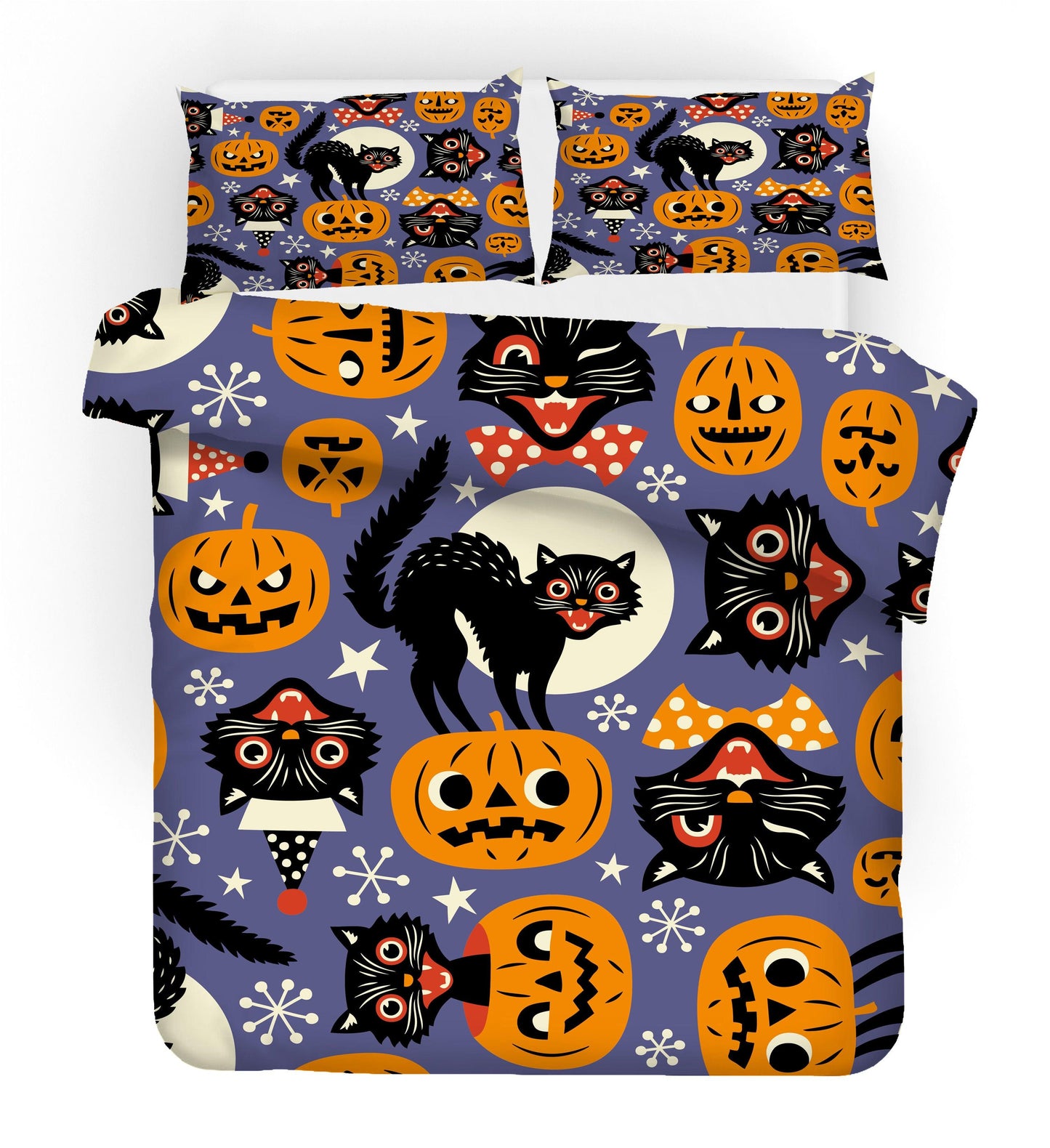 3D Cartoon Halloween Quilt Cover Set Bedding Set Duvet Cover Pillowcases WJ 1632
