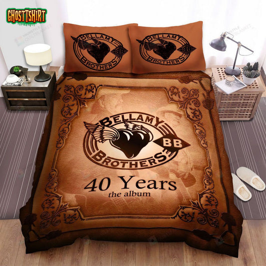 40 Years Album The Bellamy Brothers Bed Sheets Spread Comforter Duvet Cover Bedding Set