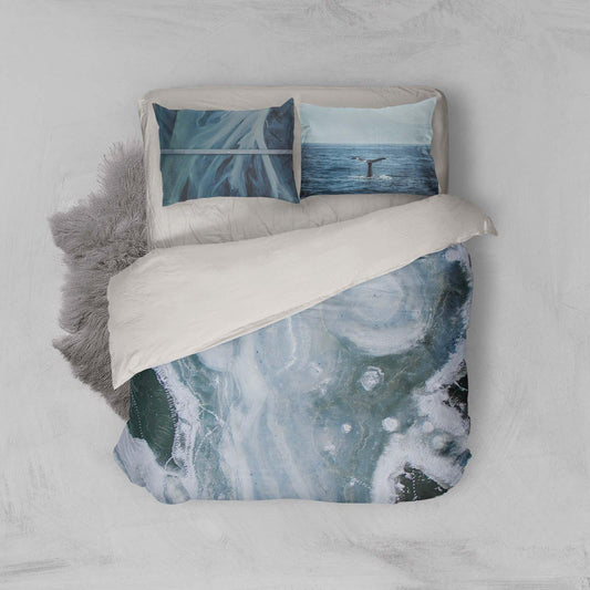 3D Blue Sea Quilt Cover Set Bedding Set Pillowcases 42