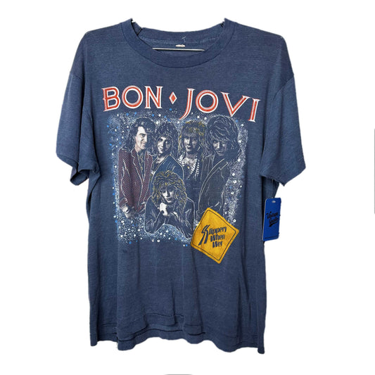 80s Bon Jovi Slippery When Wet T-Shirt