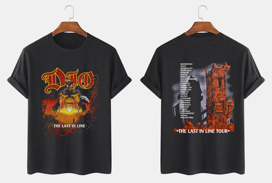Dio Last In Line Tour 80s Shirt, Vtg Tour Concert T Shirt, Vtg Style Dio Band T Shirt