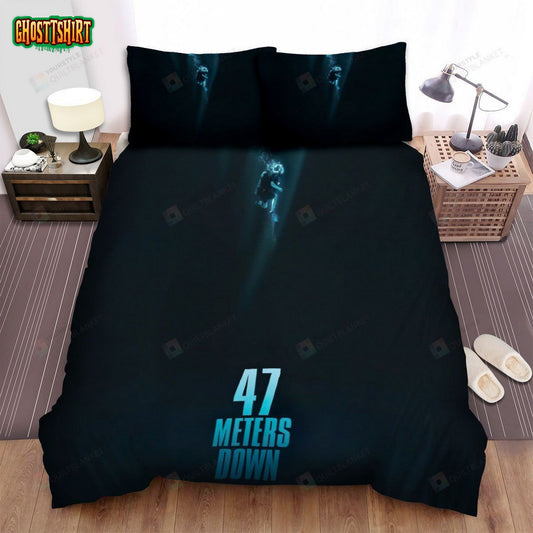 47 Meters Down Movie Poster Bed Sheets Spread Comforter Duvet Cover Bedding Set Ver 2