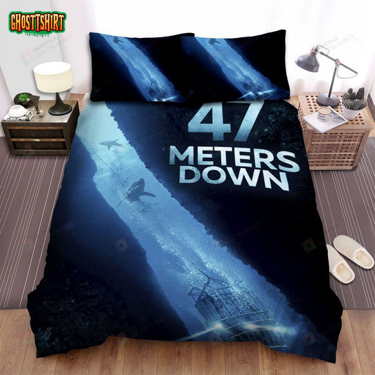 47 Meters Down Movie Poster Bed Sheets Spread Comforter Duvet Cover Bedding Set Ver 4
