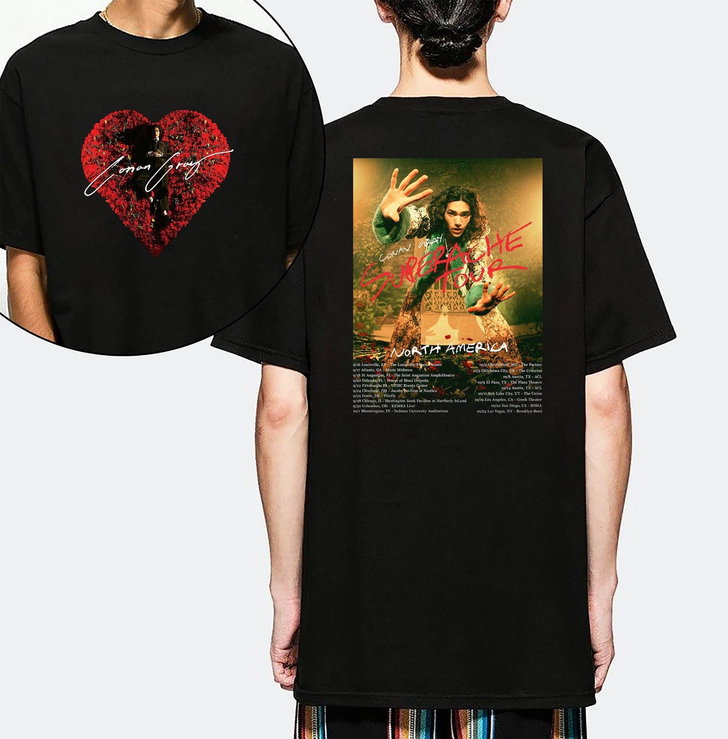 Superache Tour 2022 Double sided tshirt