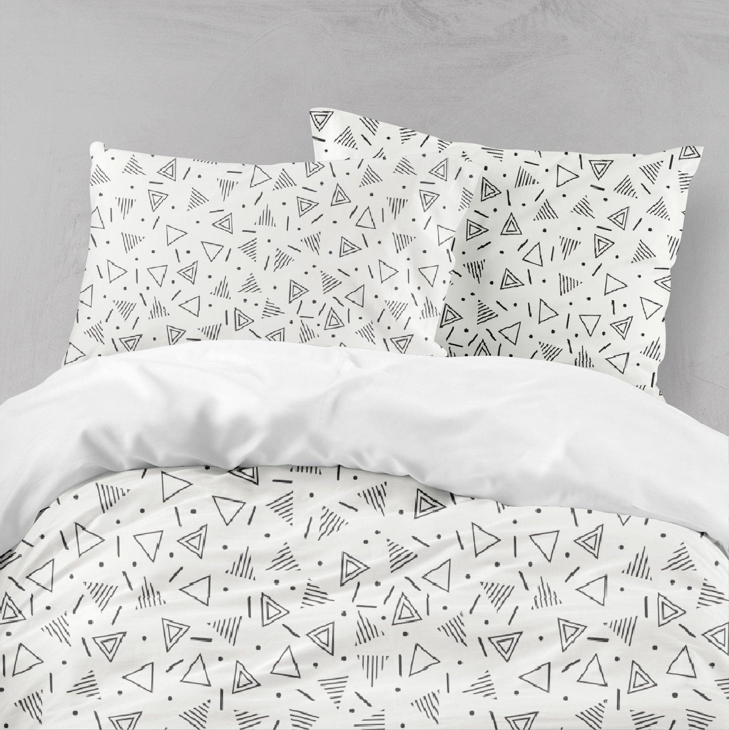 3D Black White Geometry Pattern Quilt Cover Set Bedding Set Pillowcases  83