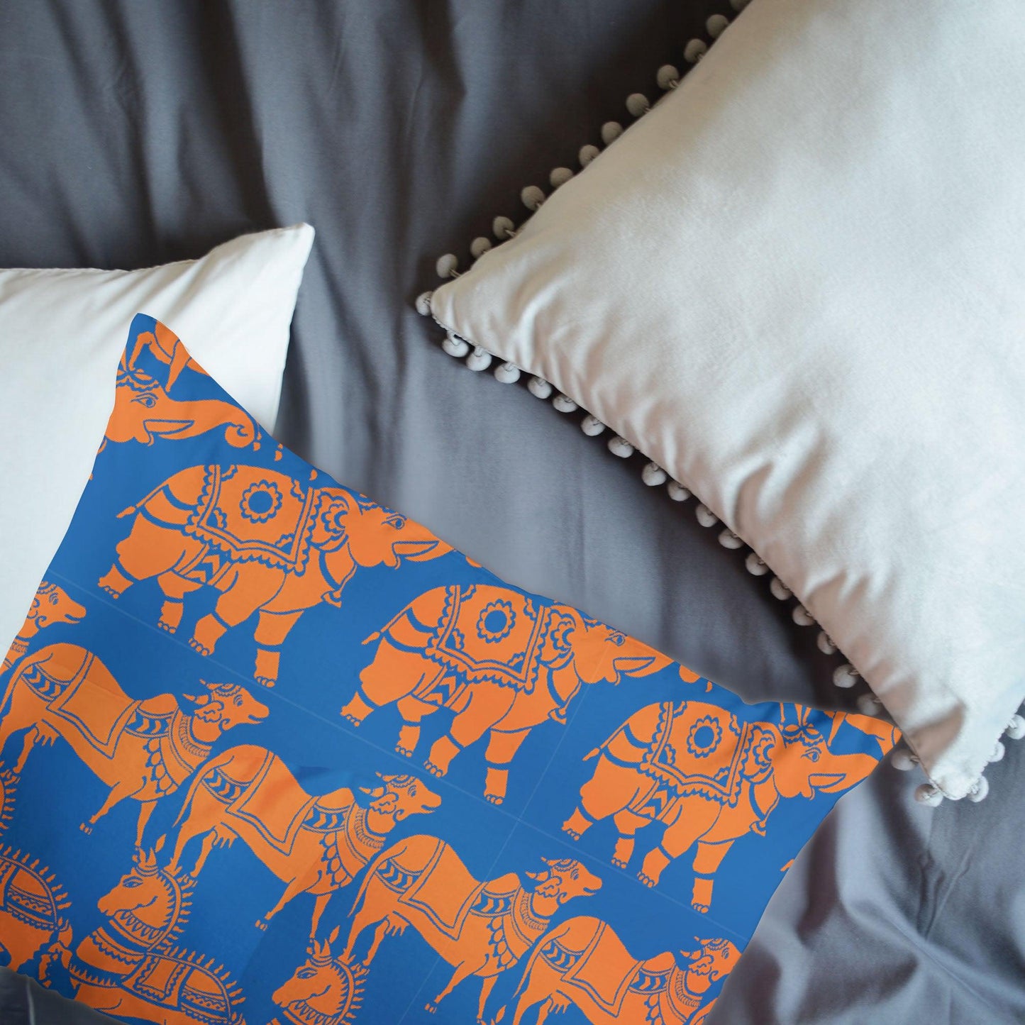 3D Blue Red Elephant Quilt Cover Set Bedding Set Pillowcases 115