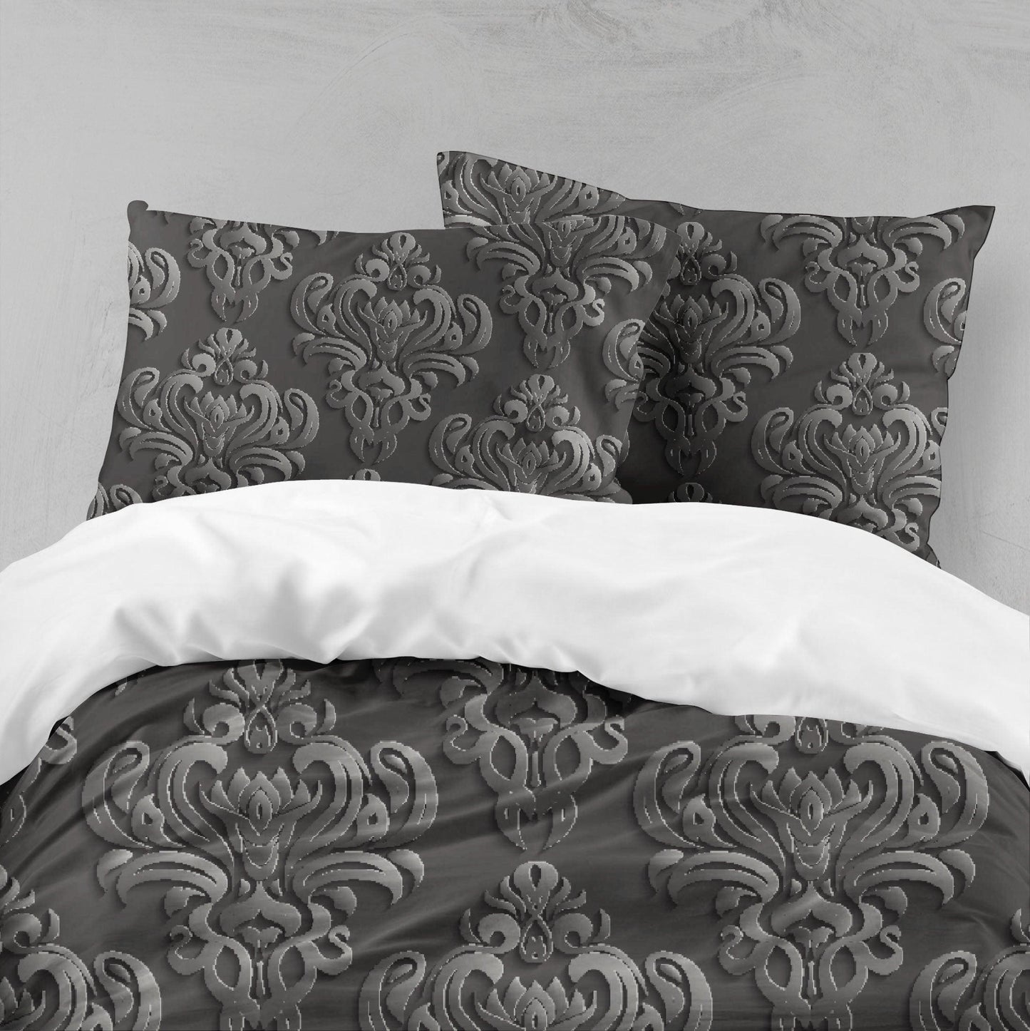 3D Black White Decorative Pattern Quilt Cover Set Bedding Set Pillowcases  95