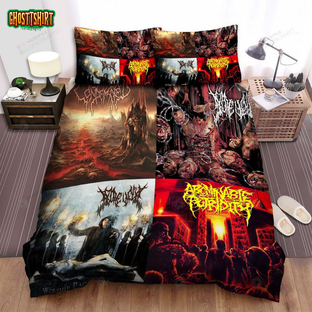 4in1 Album Cover Photo Thy Art Is Murder Bed Sheets Spread Comforter Duvet Cover Bedding Set