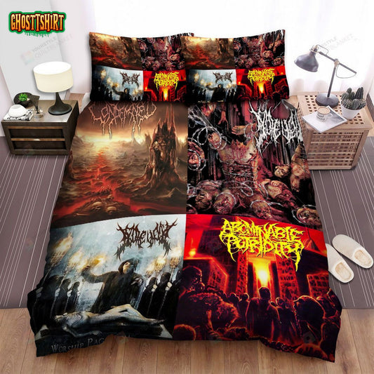 4in1 Album Cover Photo Thy Art Is Murder Bed Sheets Spread Comforter Duvet Cover Bedding Set