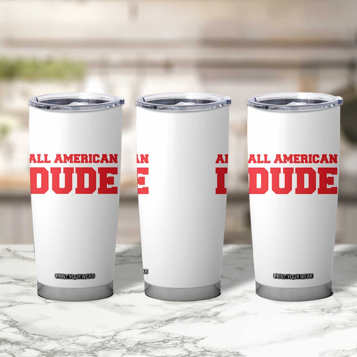 4th of July All American Dude Tumbler Cup TS10
