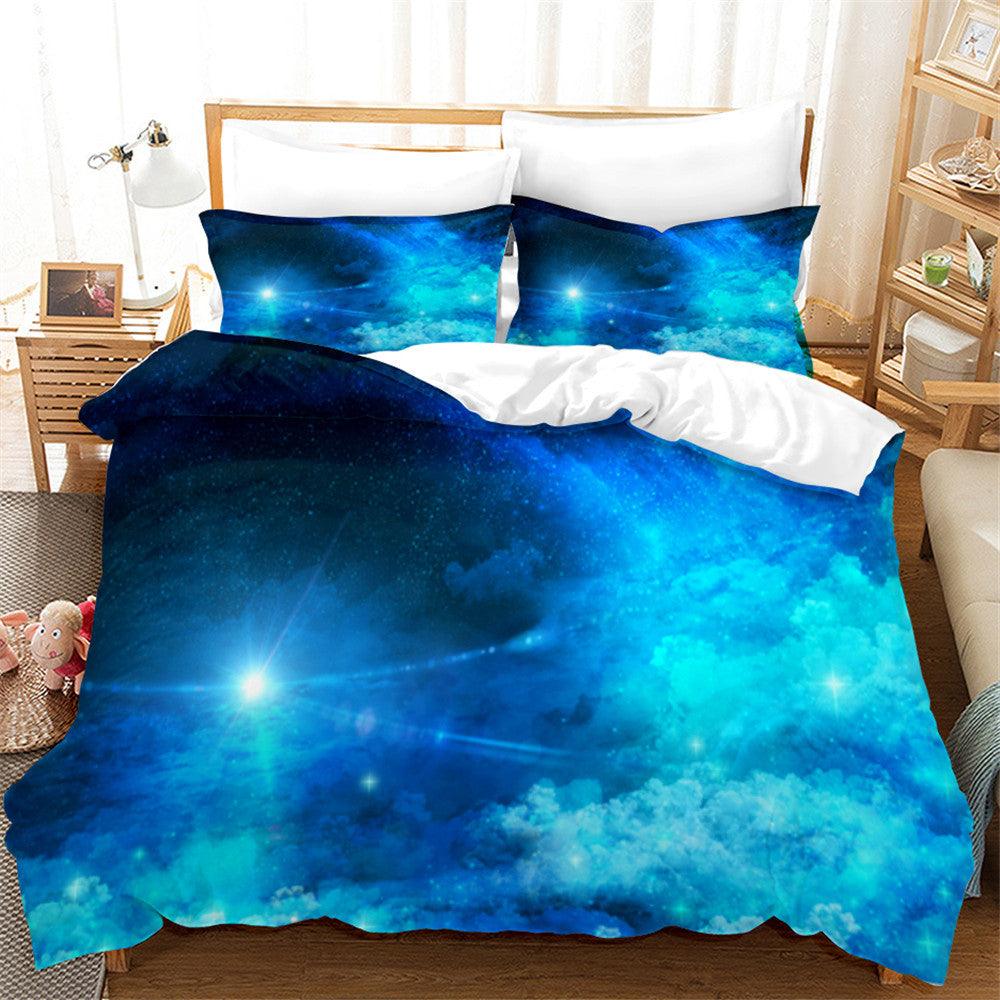 3D Blue Sky Sunshine Quilt Cover Set Bedding Set Duvet Cover Pillowcases 156