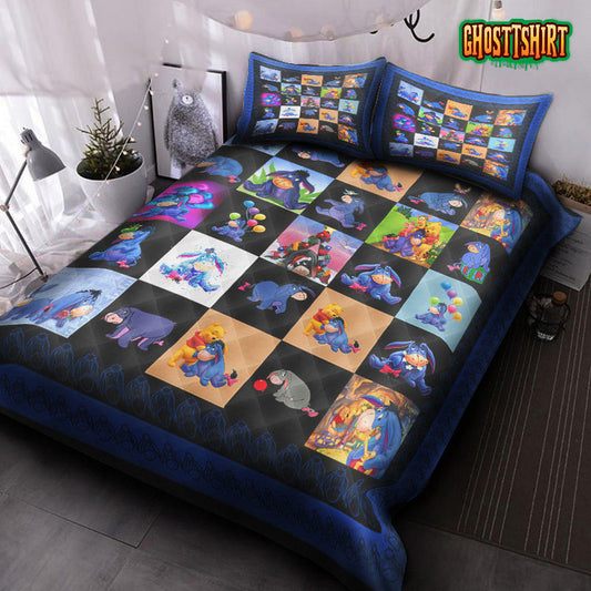 50 Shades Of Eeyore Fabric 3D Quilt Bed Bedding Set