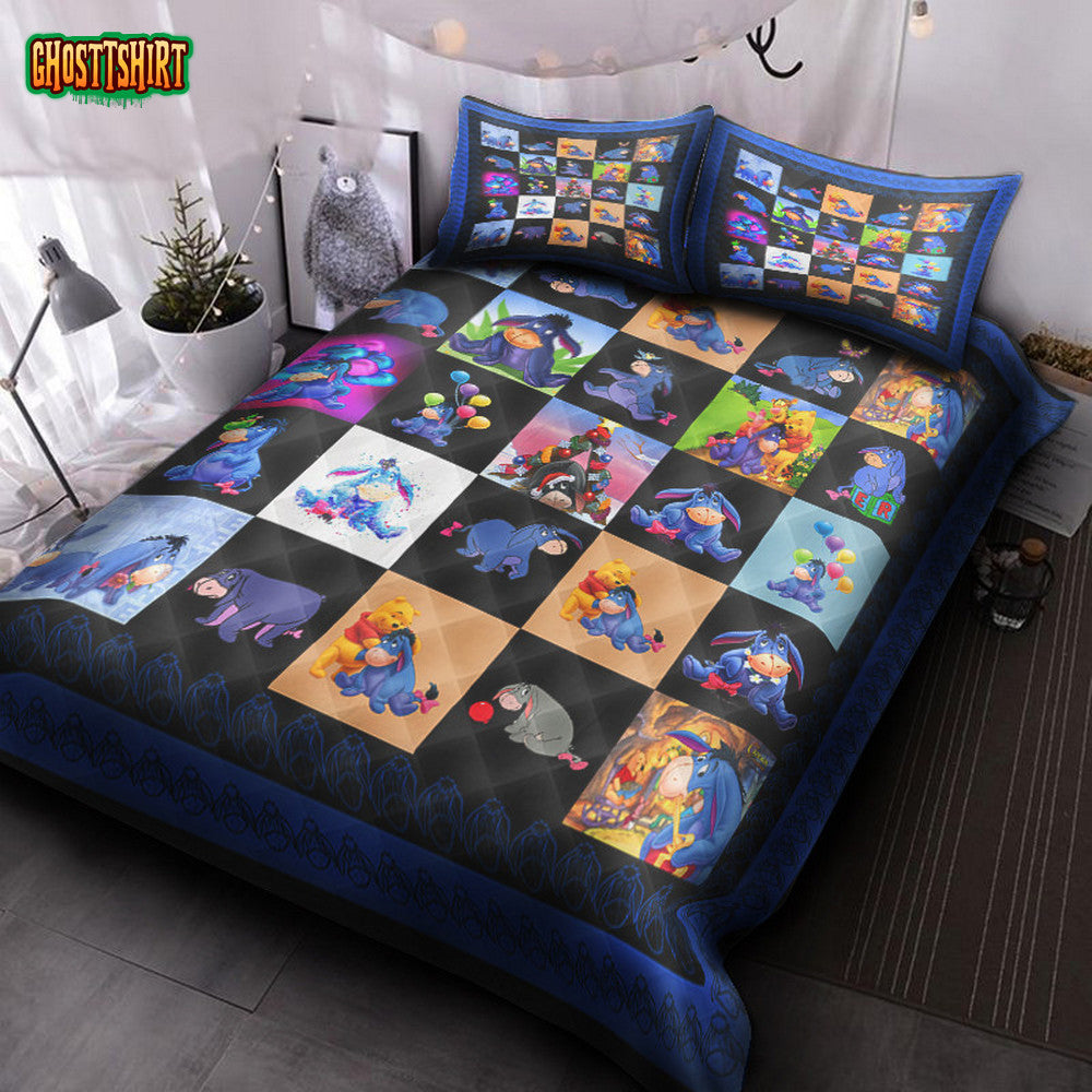 50 Shades Of Eeyore Fabric 3D Quilt Bed Set