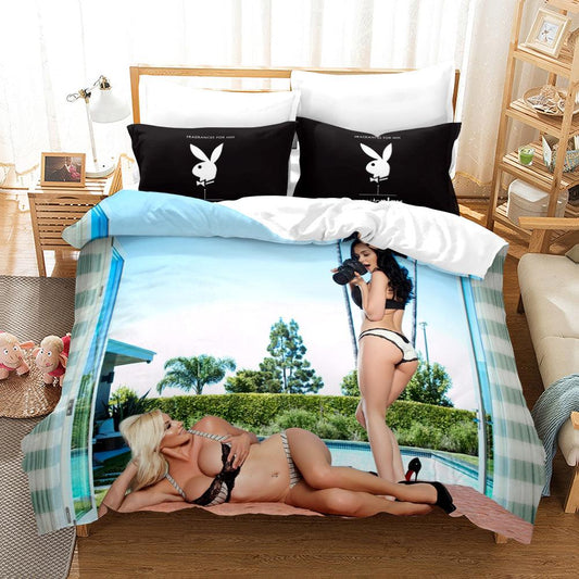 3D Bikini Girl Quilt Cover Set Bedding Set Duvet Cover Pillowcases A114 LQH