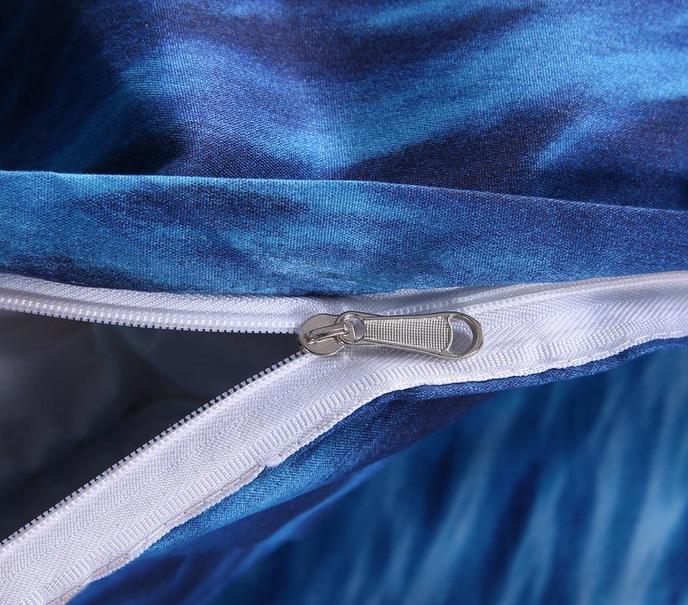 3D Blue Sea Quilt Cover Set Bedding Set Pillowcases 45