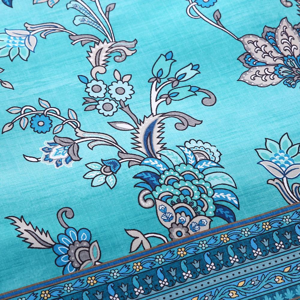 3D Blue Paisley Floral Quilt Cover Set Bedding Set Duvet Cover Pillowcases 511