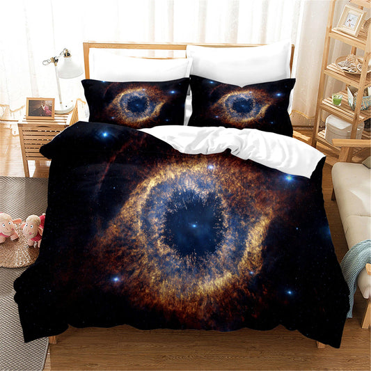 3D Abstract Space Universe Quilt Cover Set Bedding Set Duvet Cover Pillowcases 128