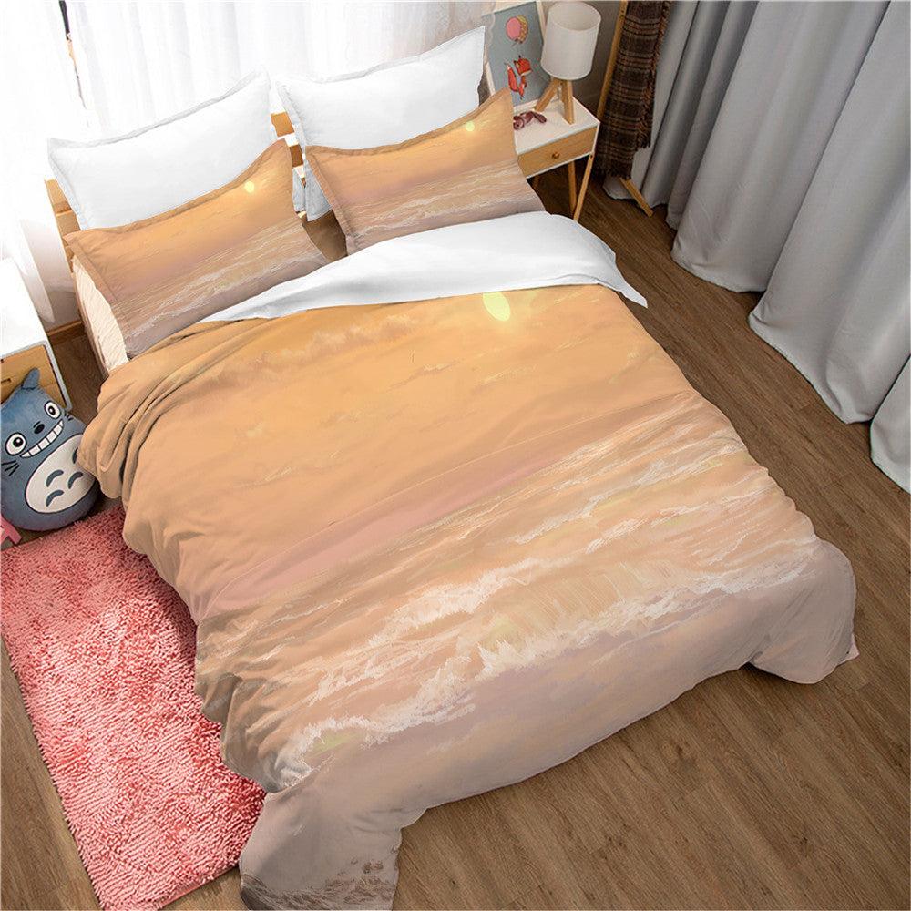 3D Beach Landscape Quilt Cover Set Bedding Set Duvet Cover Pillowcases 162