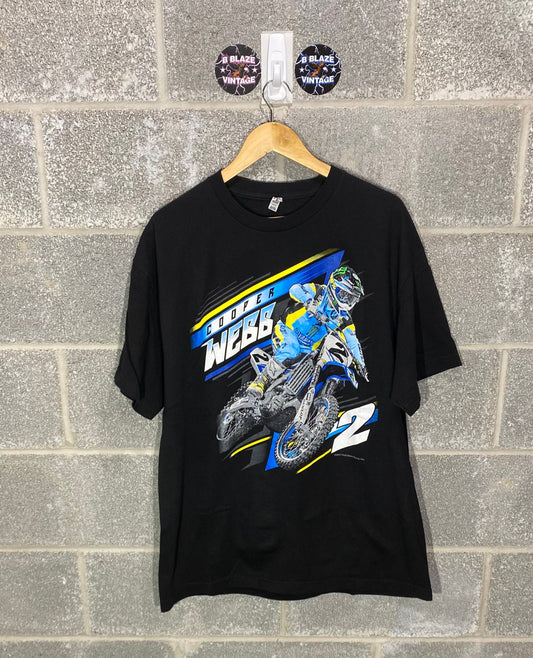 Y2K 2010s Cooper Webb MX Motorcross Off Road Dirt BikeT-Shirt