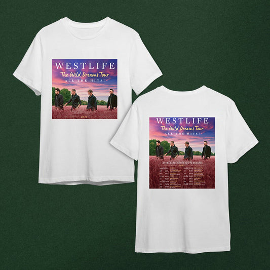 West-life The Wild Dreams Tour Concert 2022 Shirt