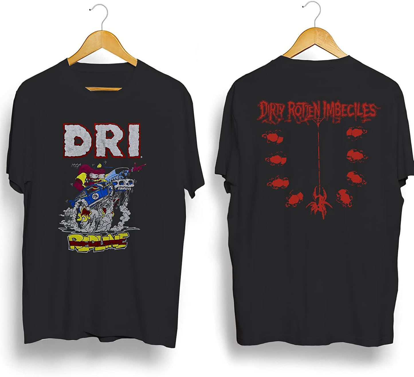 1980s DRI Dir-ty Rotten Imbeciles Redline T-Shirt Gift for Fans Multicolor