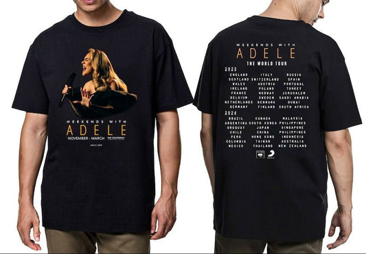 Adele Shirt, The World Tour 2023-2024 Shirts