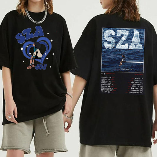 SZA Sos 2 SIDED Shirt, SZA Album Tracklist Shirt