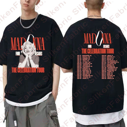 Madonna The Celebration Tour 2023 Shirt, 2023 Madonna Four Decades Tour Shirt