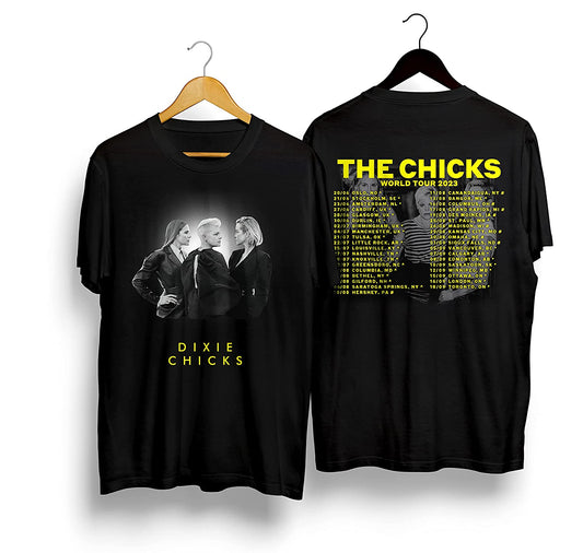 Vintage The Chicks Band Shirt, Dixie Chicks Band TShirt, World Tour 2023 Vintage Graphic