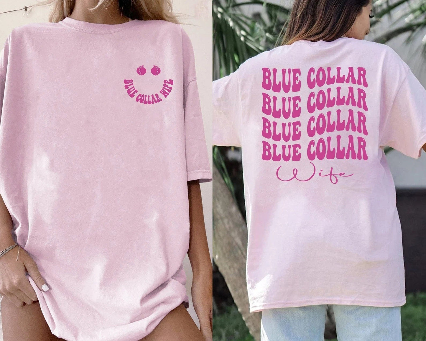 Spoiled Blue Collar Wife Shirt, Mom Life Shirt, Overstimulated Mom Club, Funny Wife Shirt