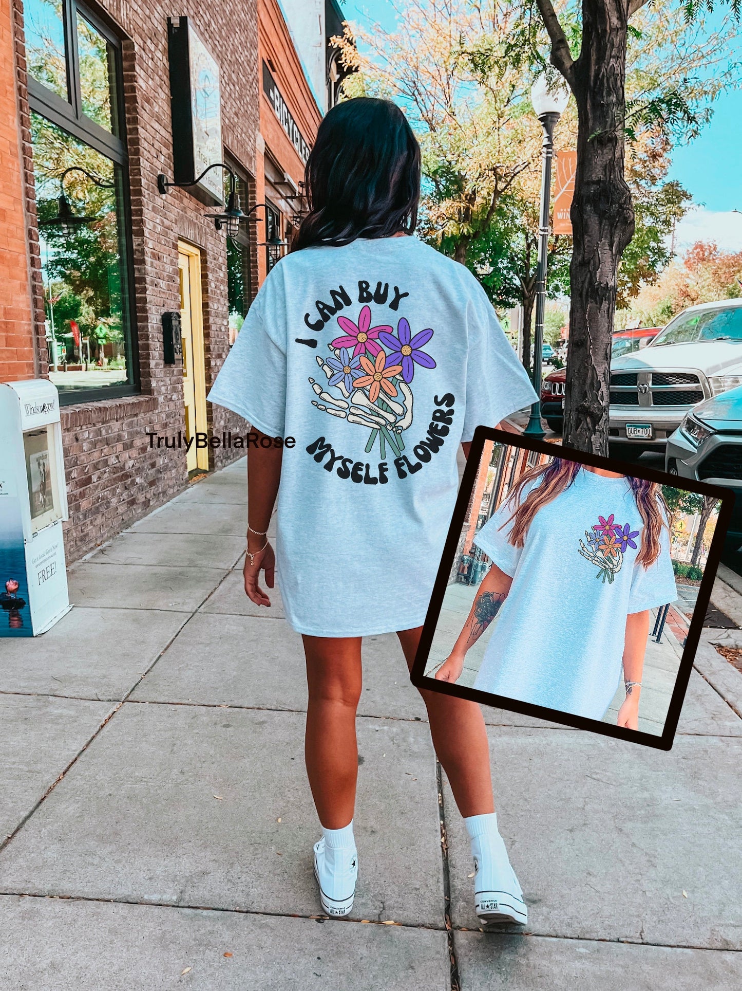 I can buy myself flowers shirt,Miley Cyrus, floral shirt, single shirt