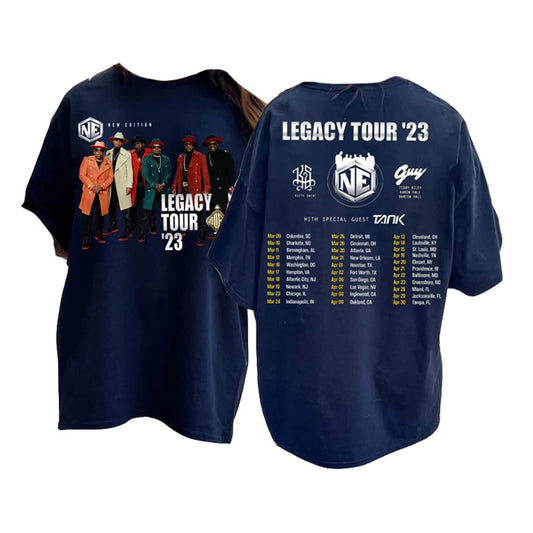 New Edition Legacy Tour 2023 Shirt, Tour 2023 Shirt