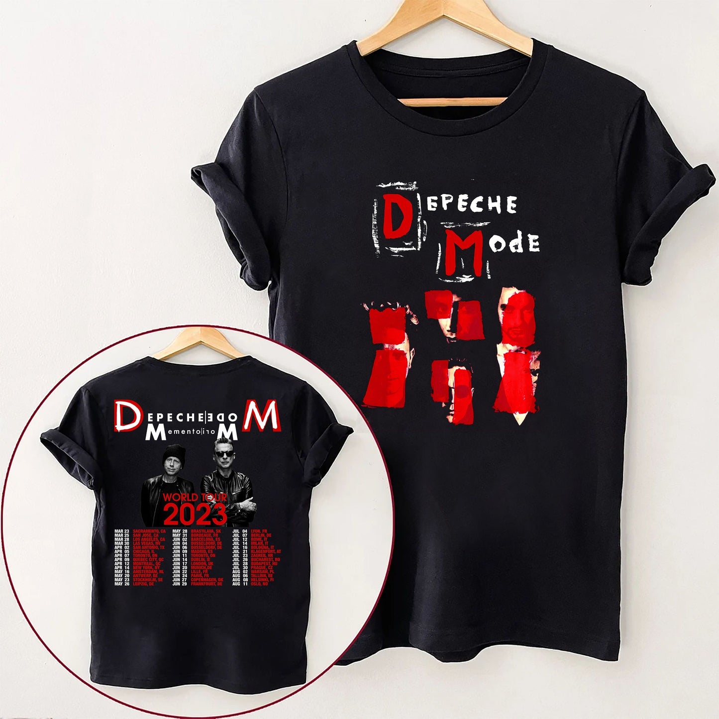 Depeche Mode Memento Mori Tour 2023 Dates Merch, Depenche Mode Presale Code 2023 T-shirt