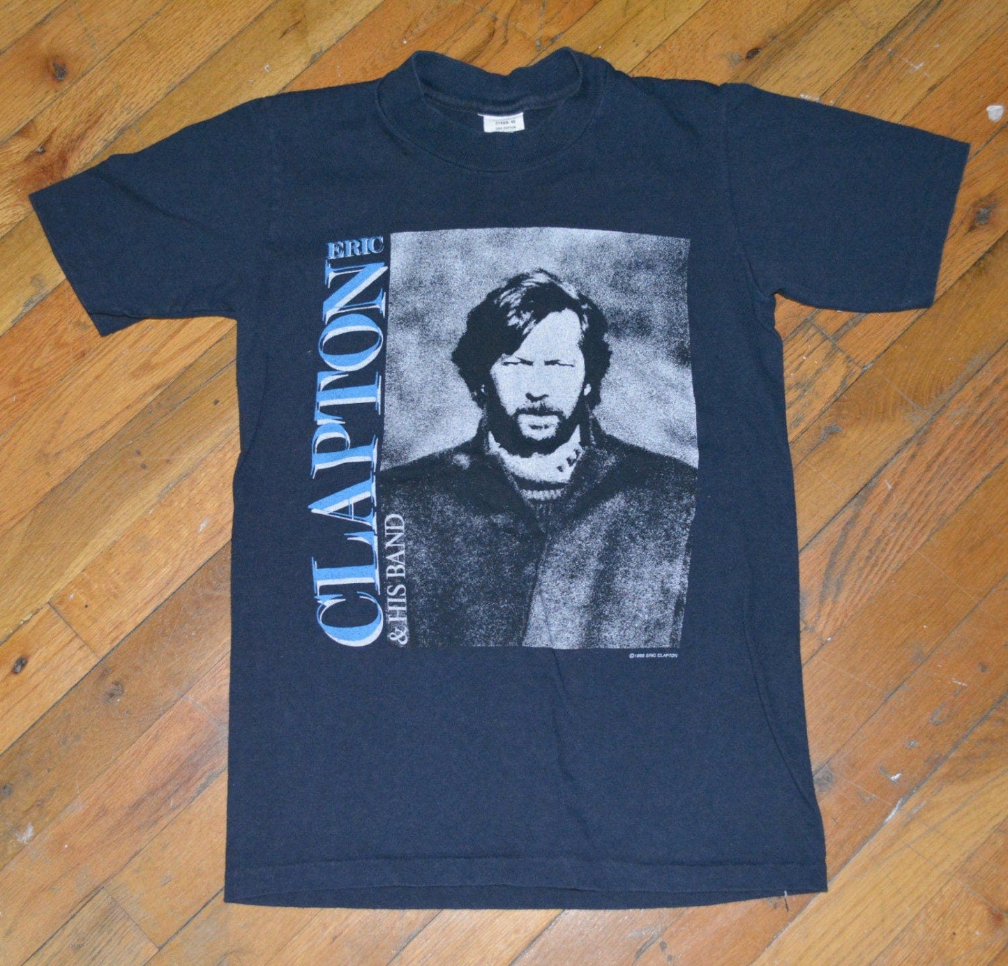 1985 ERIC CLAPTON vintage tshirt concert tour T Shirt
