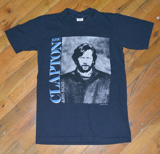 1985 ERIC CLAPTON vintage tshirt concert tour T Shirt