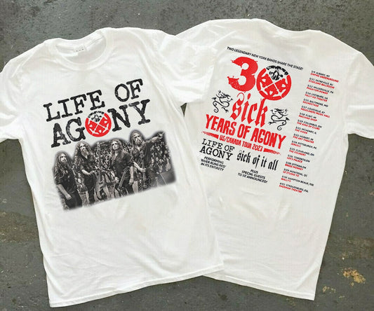 Life Of Agony And Sick of It All Tour 2023 Unisex T-Shirt