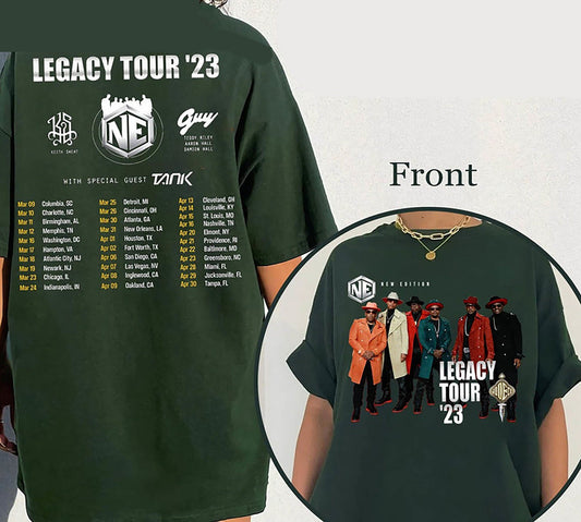 Vintage New Edition Shirt, New Edition Legacy Tour 2023 Shirt