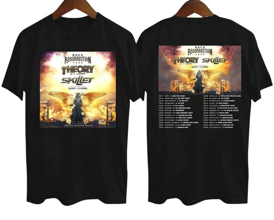 Theory of a Deadman Rock Reurection Tour 2023 T-Shirt