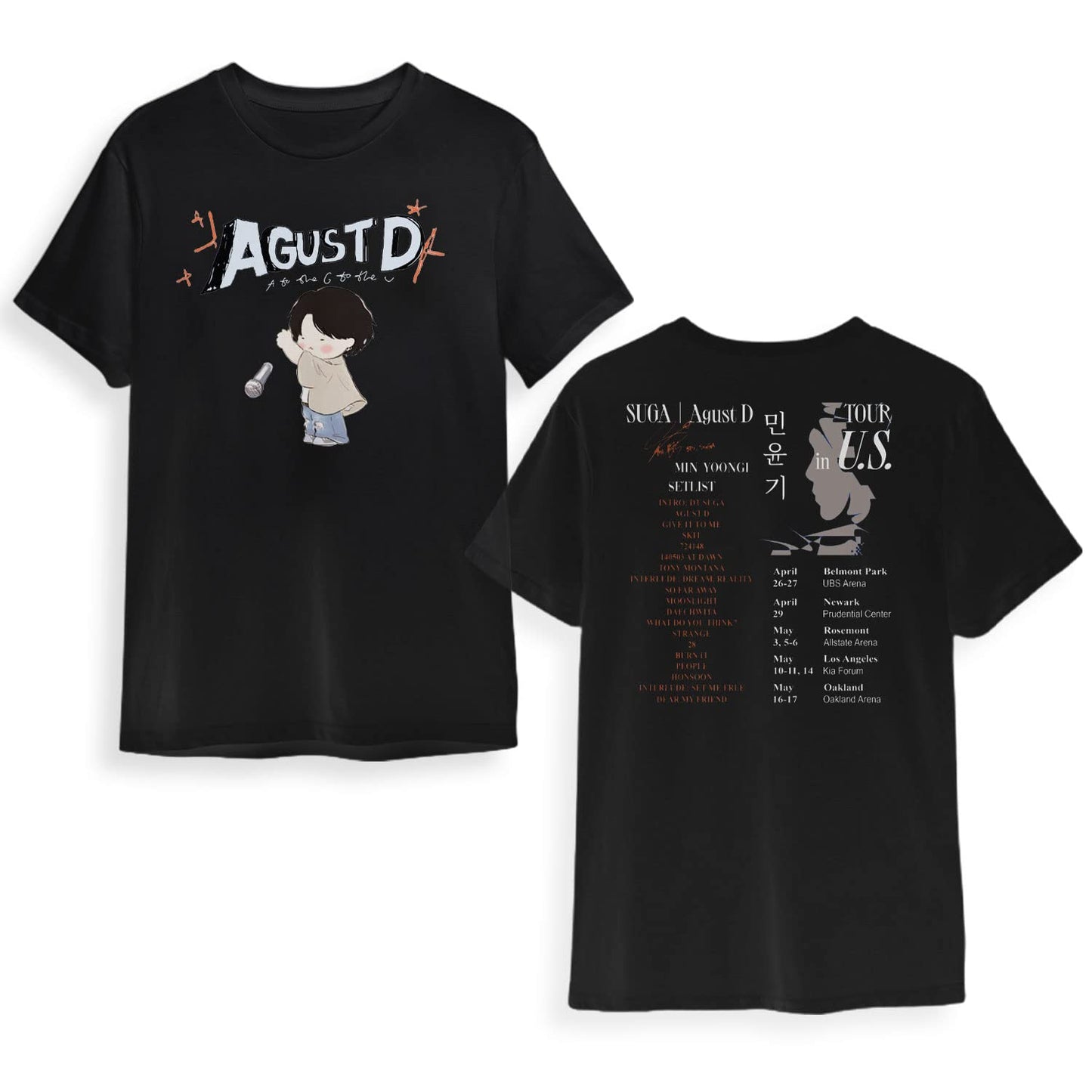 Suga On Tour 2023 Tshirt