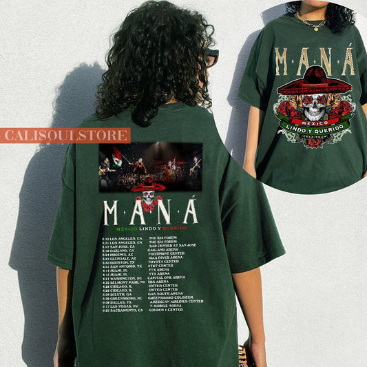 MANA Tour 2023 T-Shirt, Mana Band Shirt, Mana Concert Tee Shirts