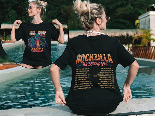 Rockzilla 2023 Tour Unisex 2 Side T-Shirt
