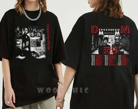 Depeche Mode Shirt, Memento Mori 2023 World Tour, Vintage Faith Devotional World Tour
