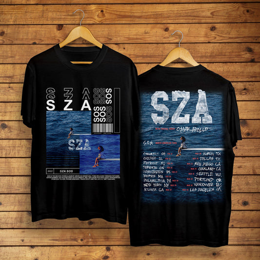 SZA SOS Full Tracklist Shirt, Vintage SZA Shirt, S.Z.A S.O.S Shirt, Sza Merch