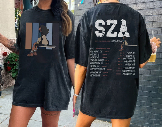 SZA SOS New Album Shirt, S.Z.A SOS Shirt, The S.O.S North American Tour Shirt
