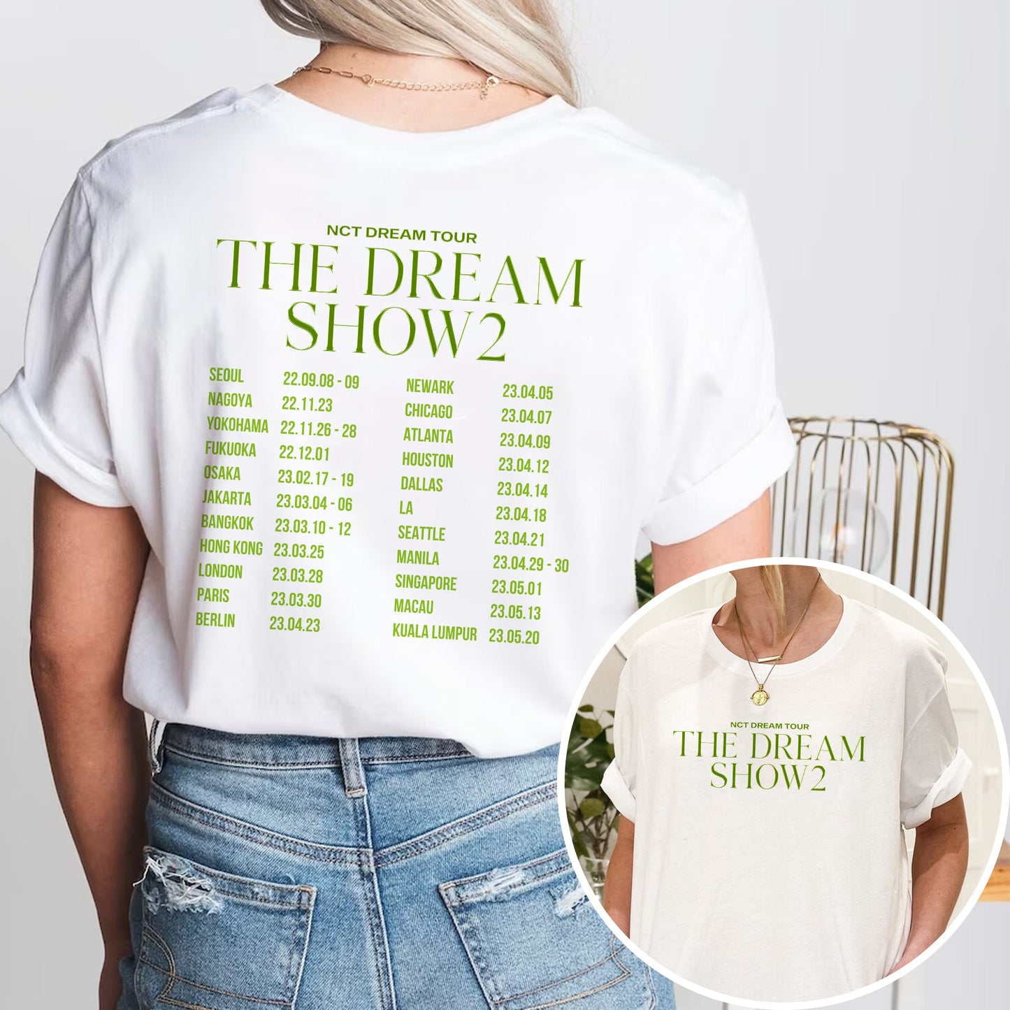 The Dream Show Tour 2023 Shirt. NCT Dream World Tour Shirt. NCT Dream Member Shirt