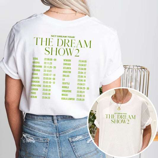 The Dream Show Tour 2023 Shirt. NCT Dream World Tour Shirt. NCT Dream Member Shirt