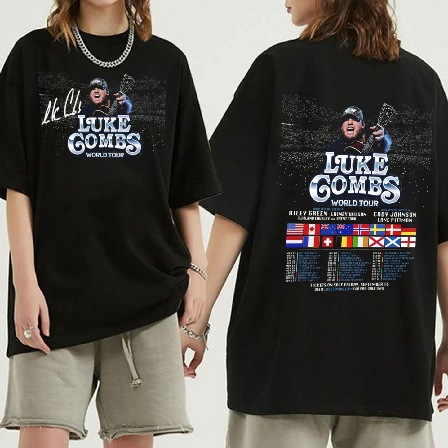 L.uk.e C.ombs 2023 World Tour Shirt, L.uk.e C.ombs Shirt, Combs 2023 World Tour Sweatshirt, Country Music Shirt