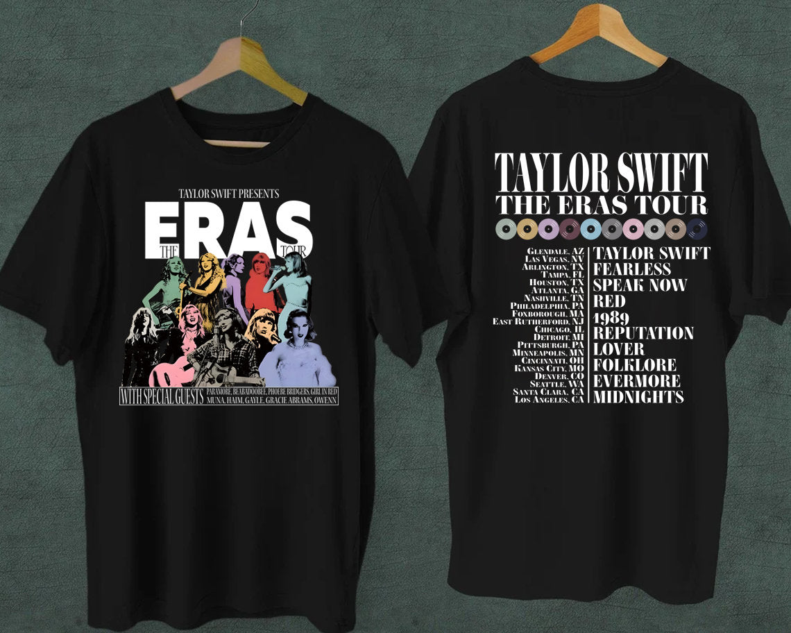 2 sides - Vintage The E.ras Tour Vintage Shirt, ta.ylor's ver.sion T-Shirt, The E.ras To.ur 2023 Shirt, swi.ftie Fan